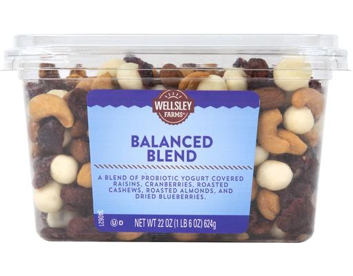 Balanced Blend Snack Mix, Yogurt Covered Fruit & Nuts, 22 oz. Wellsley Farms