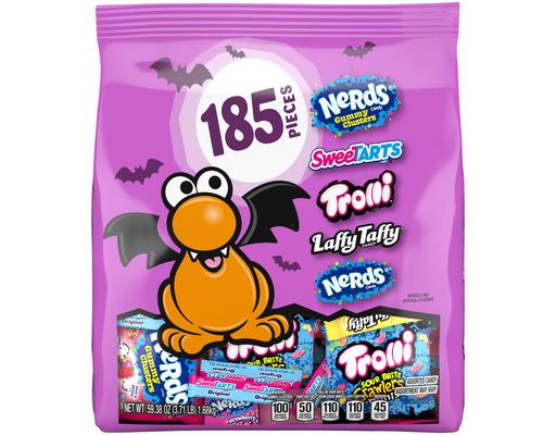 Gummy Clusters, Halloween Variety, 185 count Nerds