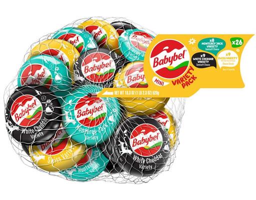 Mini Cheese, Variety Pack, 26 count Babybel