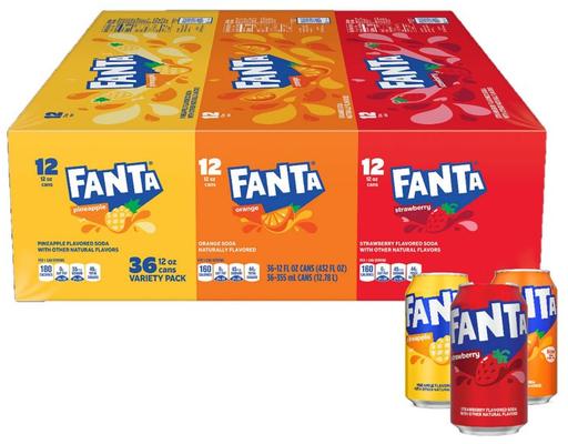 Cans Variety Pack 12 fl. oz. 36 pack Fanta