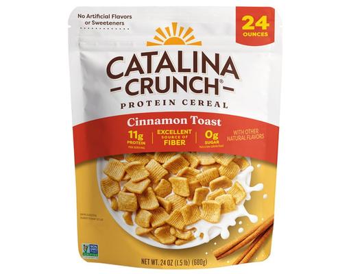 Keto Friendly Cinnamon Toast Cereal, 24 oz Catalina Crunch
