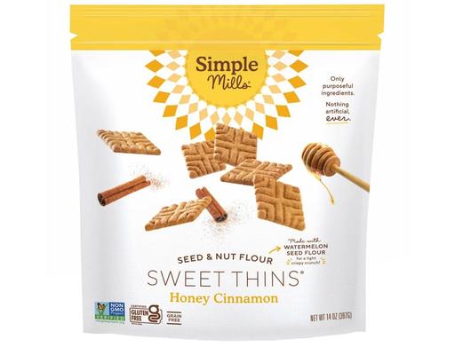 Seed & Nut Flour Honey Cinnamon Sweet Thins, 14 oz Simple Mills
