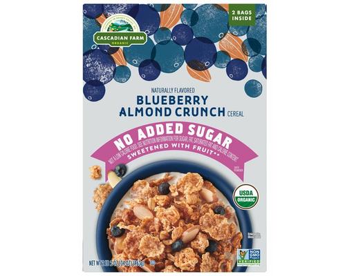 Organic Blueberry Almond Crunch Cereal, 2 lbs 2 oz Cascadian Farm