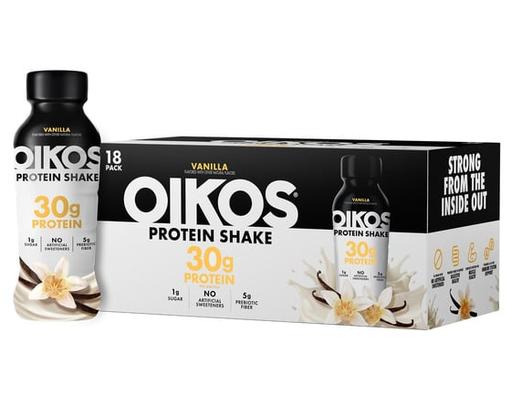 30g Protein Shake, Vanilla, 12 fl oz, 18 pack Oikos Pro