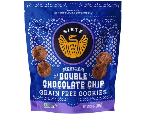Mexican Double Chocolate Chip Grain Free Cookies, 16 ounce Siete