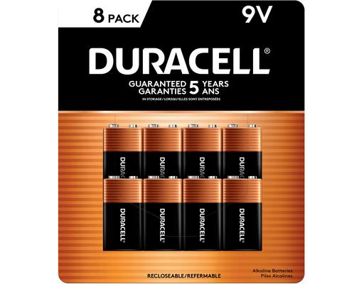 Power Boost Alkaline 9 V Batteries 8 Pack Duracell