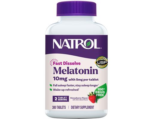 Melatonin 10 mg Fast Dissolve 300 count Natrol