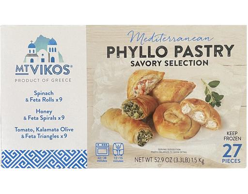 Phyllo Pastry Pack 27 count, 52.8 ounce Mt Vikos