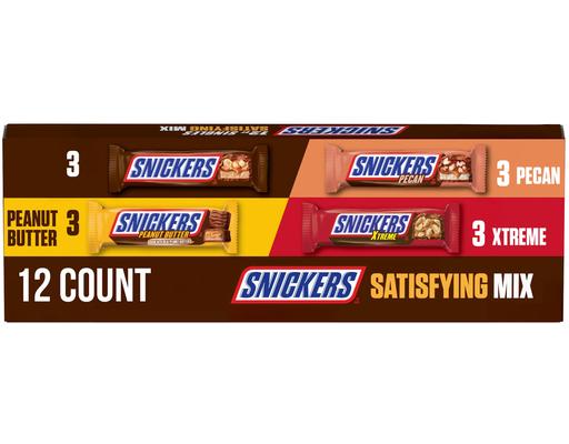 Variety Pack, 12 count, 1.65 ounce each Snickers