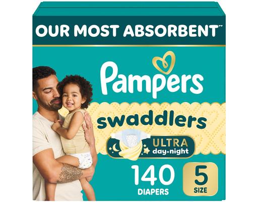 Swaddlers Ultra, Size 5, 140 count Pampers