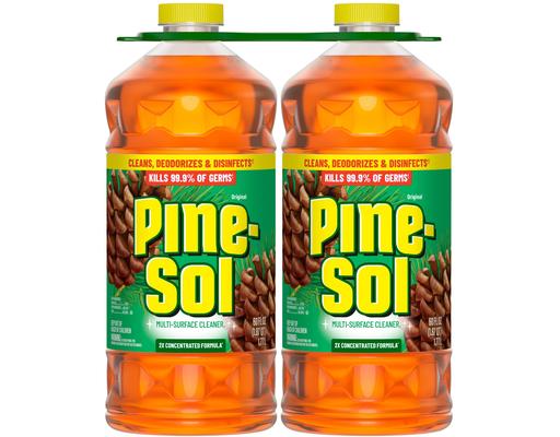 2X Concentrated Multi-Surface Cleaner, Original, 2 Pack, 60 fl oz Pine-Sol