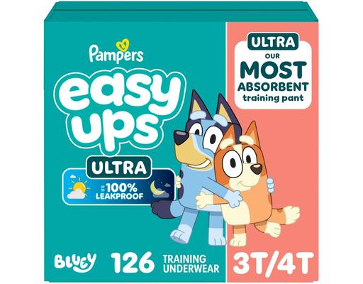 Easy Ups Ultra Training Pants, 3t-4t, 126 count Pampers