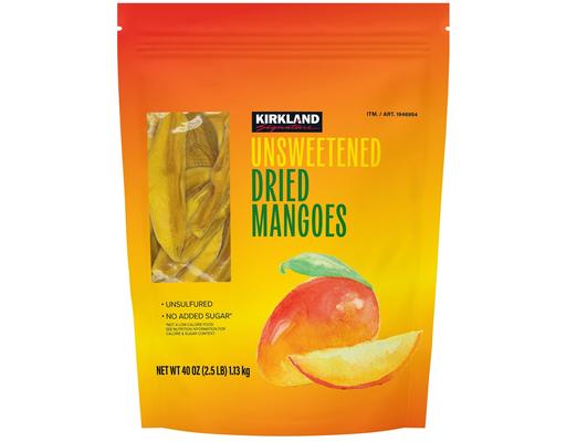 Unsweetened Dried Mango 40 oz Kirkland Signature