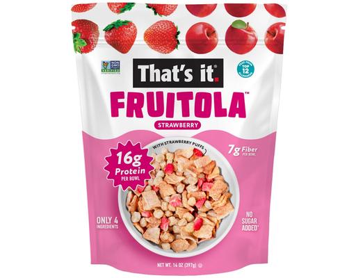 Strawberry Fruitola 14 oz That's It