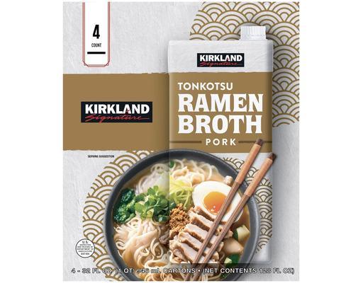 Tonkotsu Ramen Broth, 4 pack, 32 oz Kirkland Signature