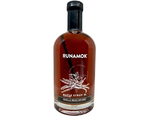 Organic Vanilla Bean Infused Maple Syrup 25.4 oz Runamok