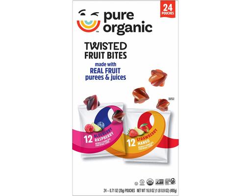 Twisted Fruit Bites 24 count Pure Organic