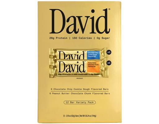 Protein Bar Variety pack, 12 count David
