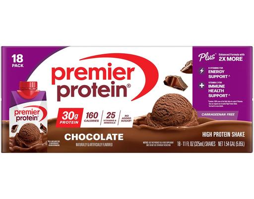 Chocolate Shake, 18 pack, 11 fl ounce each Premier Protein