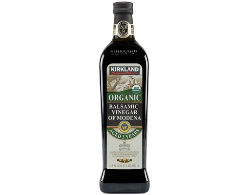 Organic Balsamic Vinegar of Modena, 1L Bottle, Aged 3 Years Kirkland Signature