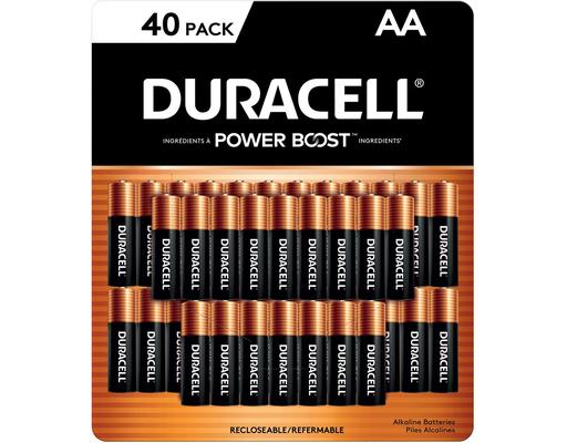 Power Boost Alkaline Batteries AA 40 pack Duracell