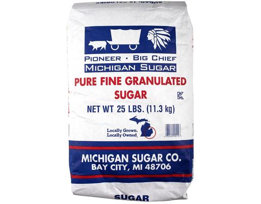 Granulated Sugar 25 pound bag Pioneer