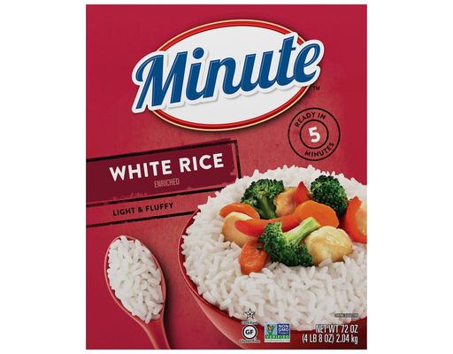 Instant White Rice, 4.5 pounds, 72 ounce Minute
