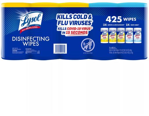 Disinfecting Wipes Variety Pack, 425 count Lysol