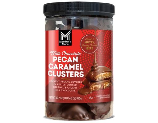 Milk Chocolate Pecan Caramel Clusters, 30.2 oz. Member's Mark
