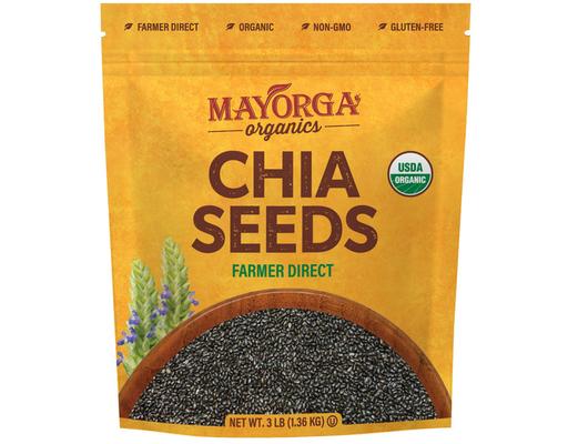 Chia Seeds, 3 lbs Mayorga Organics