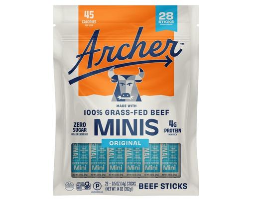 Country Archer Mini Beef Sticks, Original, 1.5 oz, 28 ct Country Archer