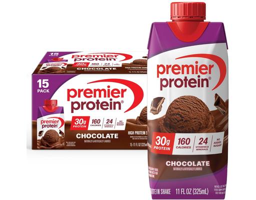 Shakes, Chocolate, 11 fl oz (15-pk) Premier Protein
