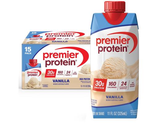 Shakes, Vanilla, 11 fl oz (15-pk) Premier Protein