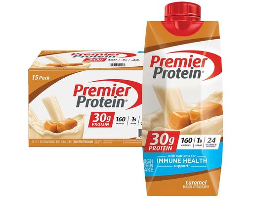 Shake, Caramel, 11 fl oz (15-pk) Premier Protein