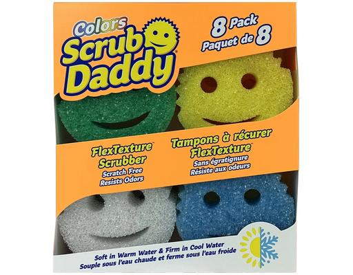 FlexTexture Scrubber Sponge, 8 count Scrub Daddy