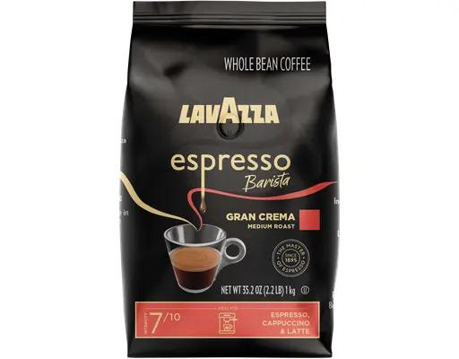 Espresso Gran Crema Whole Bean Coffee, Medium Roast, 2.2 lbs Lavazza