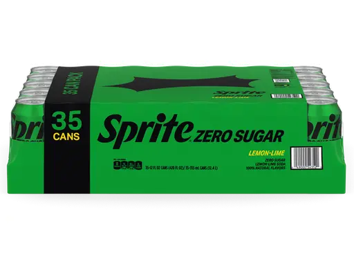 Zero Sugar, Lemon-Lime, 12 fl oz, 35 count Sprite