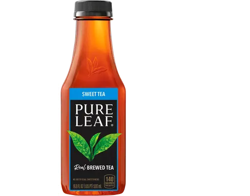 Real Brewed Black Tea, Sweet Tea, 16.9 fl oz, 18 count Pure Leaf