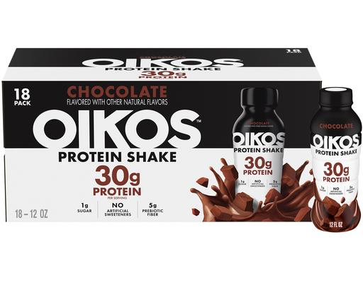 Protein Shake Chocolate 12 fl oz, 18 count Oikos Pro