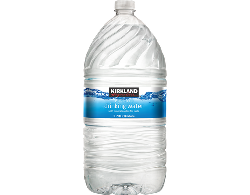 Purified Drinking Water, 1 Gallon, 6 count Kirkland Signature