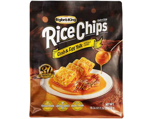 Crab Egg Yolk Rice Chips, 18.34 oz BigBro King