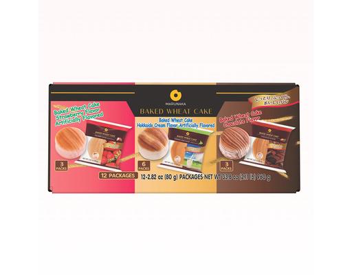 Baked Wheat Variety, 12 packs, 2.82 oz each Marunaka