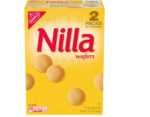 Cookies, Vanilla, 15 oz, 2 count Nilla Wafers
