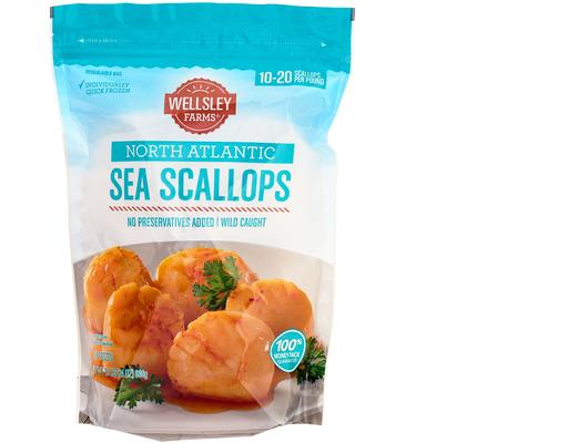 North Atlantic Sea Scallops, 1.5 lbs. Wellsley Farms