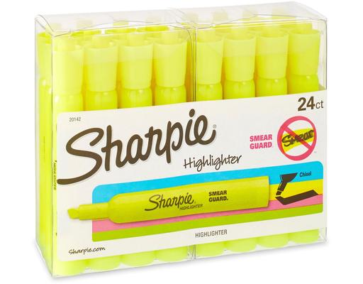 Accent Tank Highlighters, 24 count Sharpie