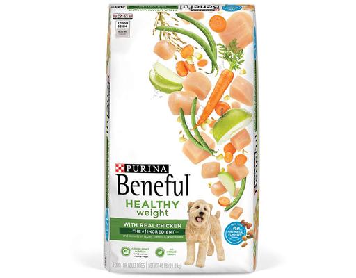 Beneful Healthy Weight Dry Dog Food with Farm-Raised Chicken, 48 lbs. Purina