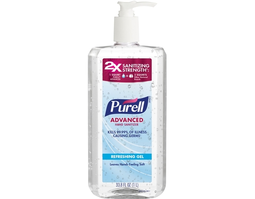 Advanced Hand Sanitizer Refreshing Gel, 33.8 fl ounce Purell