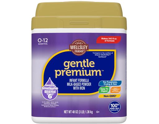 Gentle Premium Infant Formula, 48 oz. Wellsley Farms