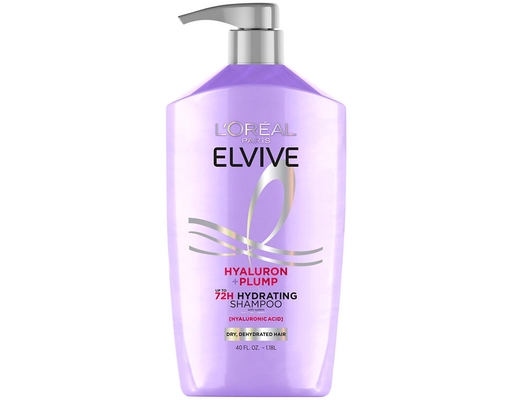 Paris Elvive Hyaluron Plump Hydrating Shampoo, Paraben-Free, 40 fl. oz. L'Oreal