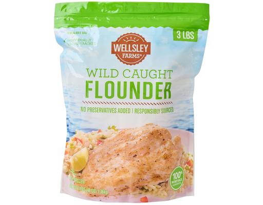Wild-Caught Flounder, 3 lbs. Wellsley Farms